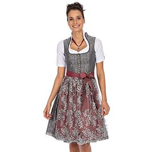 Stockerpoint Dirndl-jurk voor speciale gelegenheden, dames, Bourgondië