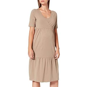 ESPRIT Maternity dames jurk nursing s, Licht taupe - 260