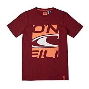 O'Neill Wave T-shirt voor jongens (1 stuks), rood (rood)