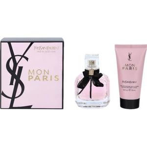 Yves Saint Laurent MON PARIS DAMES EDP 50 ml + B/LOC 50 ml cadeauset