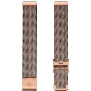 Fitbit Inspire 2 Watch Strap armband, uniseks, volwassenen, roze (roestvrij staal roségoud), één maat