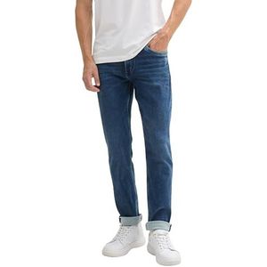 TOM TAILOR Jean Josh Regular Slim pour homme, 10120 - Bleu denim usé, 33W / 30L