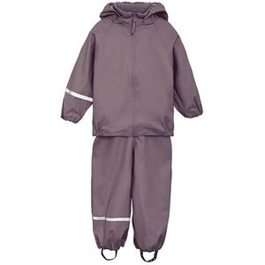 CeLaVi Basic Rainwear Set Recycle PU regenjas unisex kinderen, Moonscape.