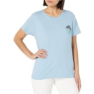 Roxy T-shirt Boyfriend Crew pour femme, Bleu (Dusk), S