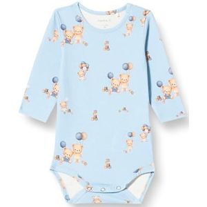 NAME IT Nbmraktor LS Bodysuit voor baby's, jongens, Blauw