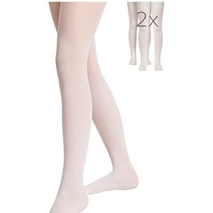 Conte elegant Prinses Elegante panty voor kinderen, meisjes, 2 stuks, Wit