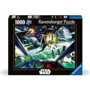 Ravensburger Puzzel 12000403 - Star Wars: X-Wing Cockpit - 1000 stukjes Star Wars puzzel voor volwassenen en kinderen vanaf 14 jaar