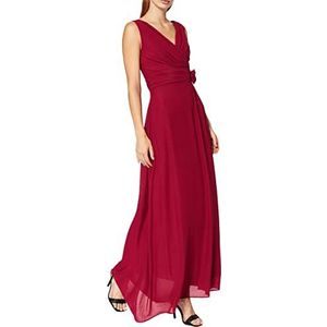 Swing Robe longue pour femme avec fleur décorative, taille 40, rouge (marron/rouge 620)
