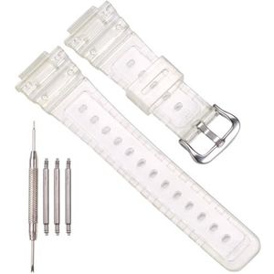 XBHSW Reservearmband van hars, compatibel met Casio G-shock DW-5600 GW-M5610 GW-6900 DW-6900 G-6900 voor heren, waterdicht sporthorloge, synthetisch kwarts