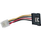 InLine 29660B voedingsadapter SATA bus op 15-pins SATA-stekker met lipje 0,15 m 29660B