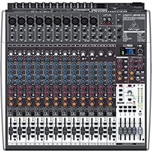 Behringer X2442Usb 24-Input 4/2-Bus High-End Mixer met Xenyx Mic Voorversterkers en Compressoren, Britse Eq, 24-Bit Multi-Effecten Processor en Usb/Audio Interface.