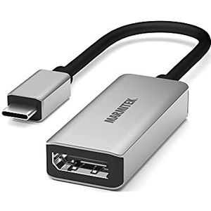Marmitek UP22 USB C naar Display Port adapterkabel - Thunderbolt 3 verbindt zich met Displayport - Sluit je MacBook/Chromebook aan op een projector of scherm - USBC 08381 converter