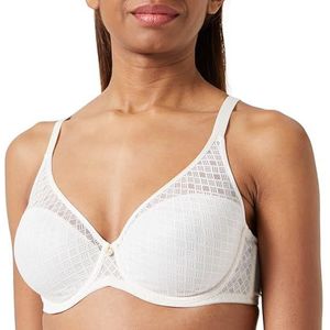 Dagi Underwire Fixed Strap Bra Minimale damesbeha, ECRU