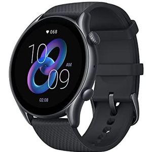 Amazfit GTR 3 Pro Smartwatch voor heren, GPS, SpO2/hartslagmeter/slaapmonitor, 150 sportmodi, bluetooth-oproepen, Alexa, 1,45 inch AMOLED smartwatch sport (zwart)