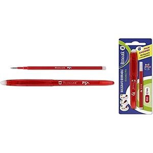 Bismark Uitwisbare rode pen met dop en vervanging
