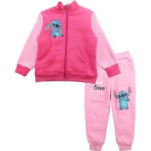 Disney Lilo & Stitch Joggingpak voor meisjes, 2 jaar, joggen, 2 stuks, Fuchsia