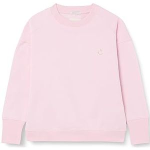 TOM TAILOR Sweatshirt met smiley borduurwerk geborduurd Smiley meisje sweatshirt (1 stuk), 32267-Sweet Pink