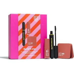3INA MAKEUP - The Love One Kit - Make-upset - The Blush 503 + The Longwear Lipstick 503 + The Every Single Day Mascara - Lippenstift + Mascara - Veganistisch - Cruelty Free