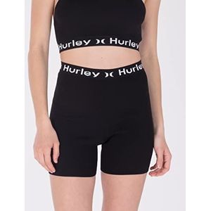 Hurley OAO dames bermuda tekst Active kort, zwart.