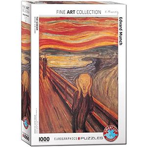 Eurographics EG60004489 Puzzel De Schreeuw van Edvard Munch (1000 stuks)