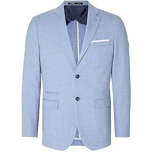 SELECTED HOMME Slhslim-oasis Linen Blz Noos Herenblazer, Lichtblauw