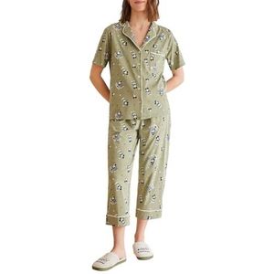 Women'secret Pyjama à manches courtes Multilicense Sailor pour femme, vert, S