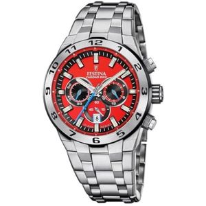 Festina Sport Watch F20670/5, rood, klassiek, Rood, Klassiek