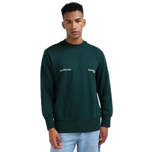 Calvin Klein Heren Jeans Slip-on sweatshirt, groen (Ponderosa Pine), XXL, Ponderosa Pine, XXL