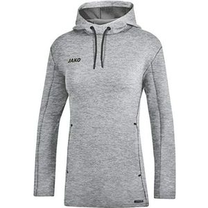 JAKO Premium Basics dames hoodie, Lichtgrijs