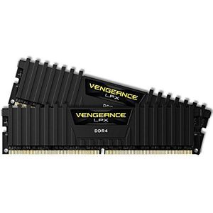 Corsair CMK32GX4M2A2400C16 Vengeance LPX 32GB (2x16GB) DDR4 2400MHz XMP 2.0 High Performance Desktop werkgeheugenkit,2 x 16 GB, zwart