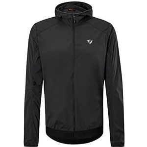 Ziener Neihart Windbreaker, voor heren, mountainbike, outdoor, winddicht, ademend, waterdicht, zwart.