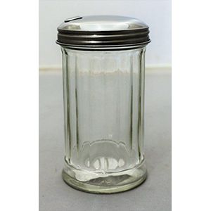 PADERNO Suikerpot van glas, deksel van roestvrij staal, 2 stuks