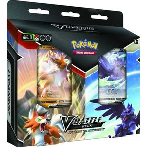 Pokémon – Battle Decks Set Lougaroc V vs Corvaillus V – kaartspel – vanaf 6 jaar – 2 spelers – 10 minuten speeltijd of meer