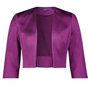 Vera Mont Damen Bolero met holle plooien, echt paars, 36, Echt paars