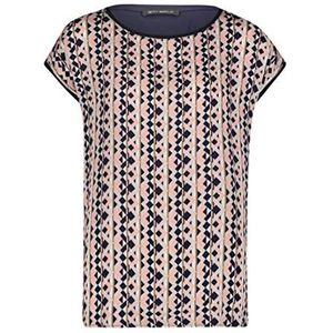 Betty Barclay Damesblouse, Donkerblauw/roze