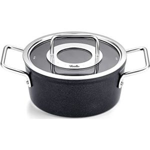 Fissler Adamant Cocotte en aluminium Ø 18 cm 2 l avec couvercle en verre anti-adhésif Induction