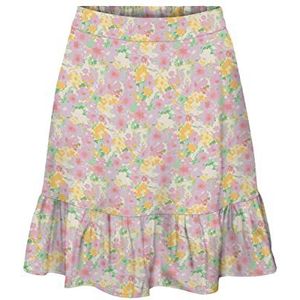 Vero Moda Vmemma Henna H/W Short Skirt Wvn Ga Jupe pour femme, Bouleau/Aop : Asta Flower, S