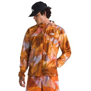 The North Face NF0A872763K M HIGHER RUN WIND JACKET Veste Homme DIGITAL ORANGE PRISMS P Taille L