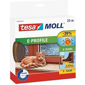 Tesa Moll E-profiel bruin 25m TE05464-00101-00