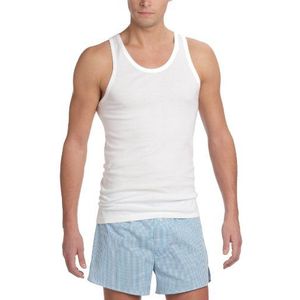 Eminence Pur Coton Tanktop voor heren (1 stuk), Wit.