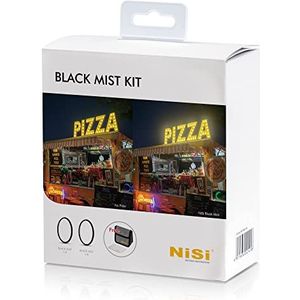 NiSi Black ProMist Filterset 67 mm - Black Mist 1/4, 1/8, reinigingsdoek en filterzak