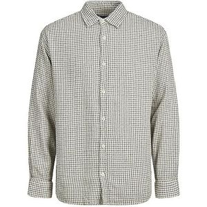 JACK & JONES Jorgracia Parker Check Shirt Ls Sn Polo Heren, Cloud Danser