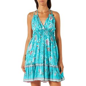 IZIA Gaya dames zomerjurk turquoise M turquoise turquoise M, Turkoois
