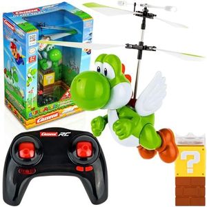 Carrera RC Super Mario™ Flying Yoshi Elektrische helikopter met afstandsbediening en batterijen, speelgoed voor kinderen en volwassenen, binnen en buiten
