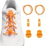 LOCK LACES - Elastische veters zonder knopen – zelfborgend zonder veters – sport, hardlopen, triatlon – volwassenen en kinderen – 1 paar