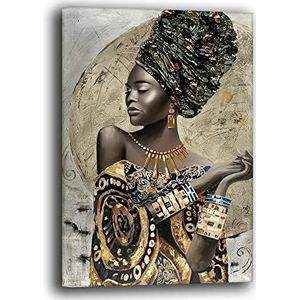 Moderne afbeelding voor dames, meisjes, Afrika, moderne foto's, woonkamer, groot XXL op canvas, wanddecoratie, slaapkamer, keuken, 30 x 40 cm