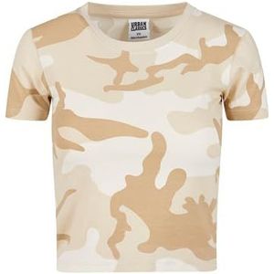 Urban Classics T-shirt cropped Camo pour femme Coupe droite Tailles XS à 5XL, Camouflage, S