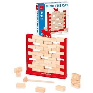 Dal - Mind the Cat, vaardigheids- en evenwichtsspel. Geschikt voor kinderen van 8+ en voor het hele gezin, vanaf 2 spelers of meer.