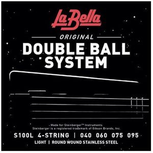 Labella S100L snaren voor basgitaar, dubbele ballen, 40/95 Light