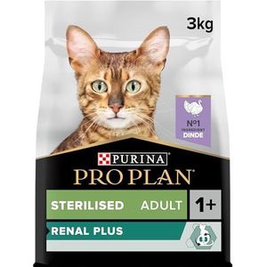 Pro Plan Sterilised – rijk aan kalkoen – 3 kg – droogvoer voor volwassen katten